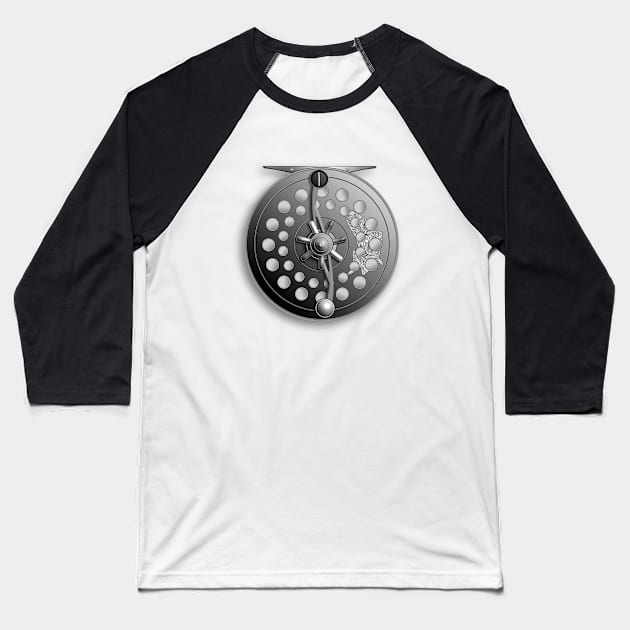 B&W Graphic Reel IV Baseball T-Shirt by MikaelJenei